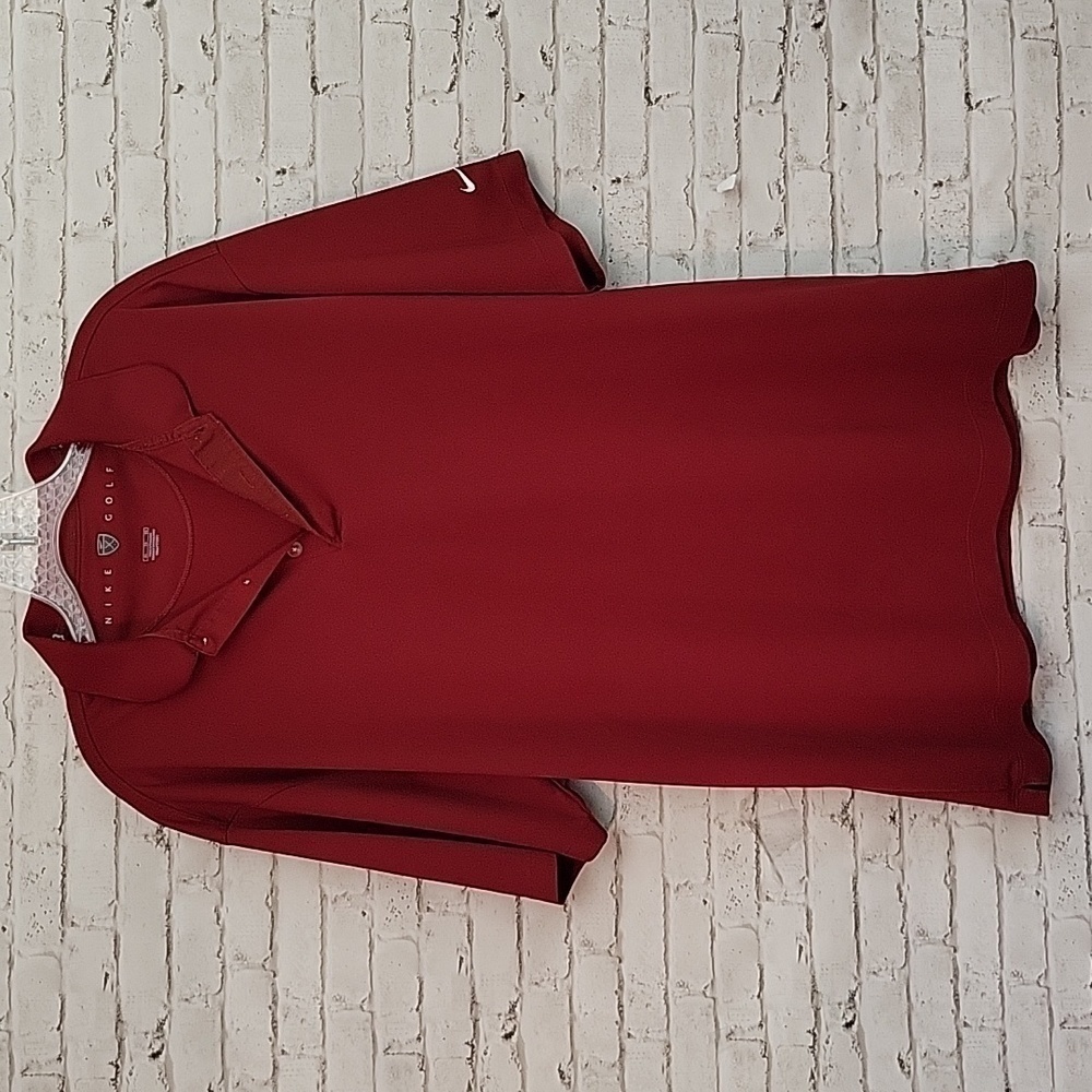 Nike Golf Fit Dry, Men's Burgandy Polo Shirt, Size XL